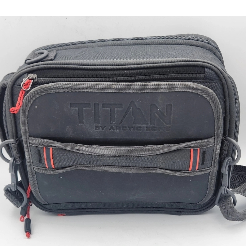 Arctic Zone Titan Deep Freeze Insulated Lunch Cooler Bag Black Travel Fridge